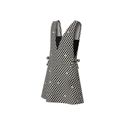 louis vuitton polka|lv polka dot plunge dress.